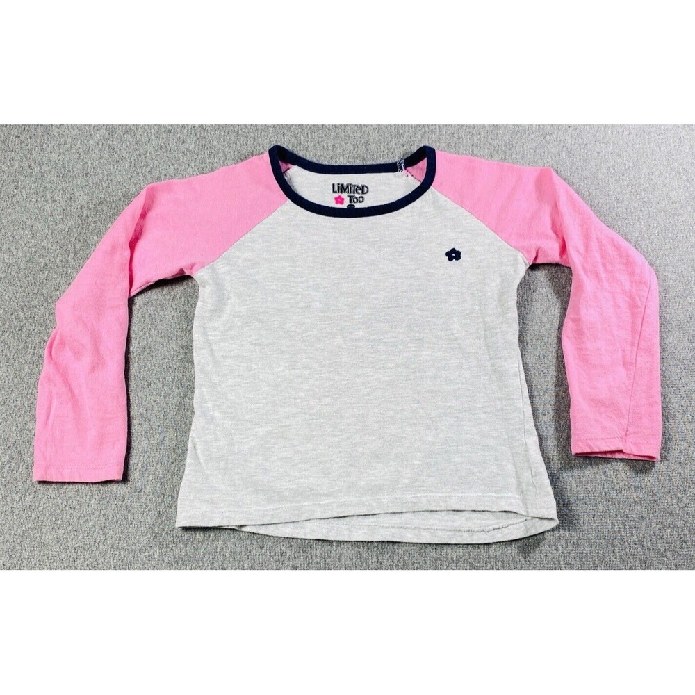 Limited Too Girls Long Sleeves T-shirt ( SET OF 2) Size M 5-6